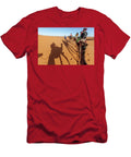 1 Tourists Trekking on Domestic Arabian Dromedary Camel Claudio Contreras Natureplcom T-Shirt