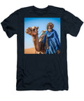 8 Berber Nomadic Ethnic Man in Blue on Camel By Asar Studios Celestial Images T-Shirt