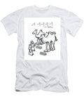 Arab Choosing a Camel to Buy in the Signs He Can Read Juan Carlos Partidas T-Shirt