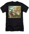 Dutch Seamen Armed with Matchlock Muskets Shooting Camels to Re Stock Their Vessels Hand English School T-Shirt