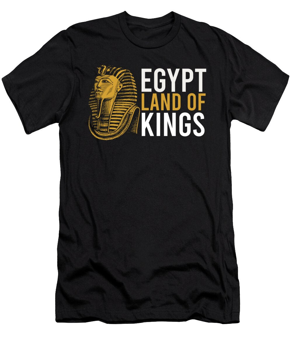 Egypt Land of Kings Hieroglyphics Moon T-Shirt