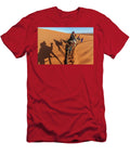 Tourists Trekking on Domestic Arabian Dromedary Camel Claudio Contreras Natureplcom T-Shirt