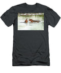 Two Aggressive Male Hippos Z5 Eyal Bartov T-Shirt