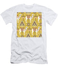 Vintage Seamless Pattern with Camels and Ethnic Motifs Julien T-Shirt
